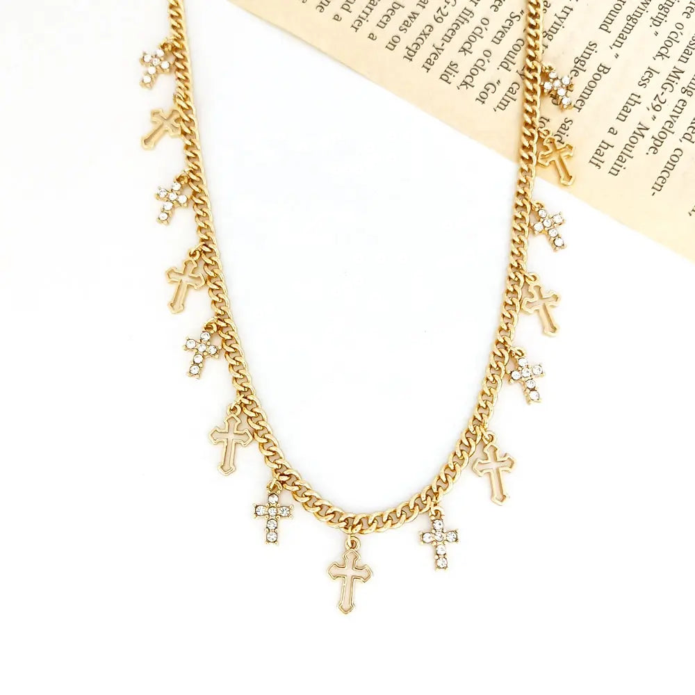 Cross Charm Necklace