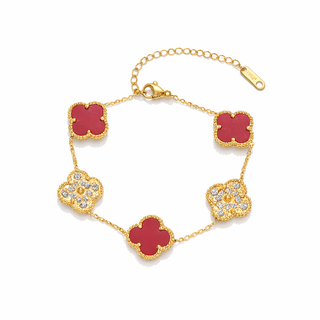 Diamond Lucky Charm Bracelet