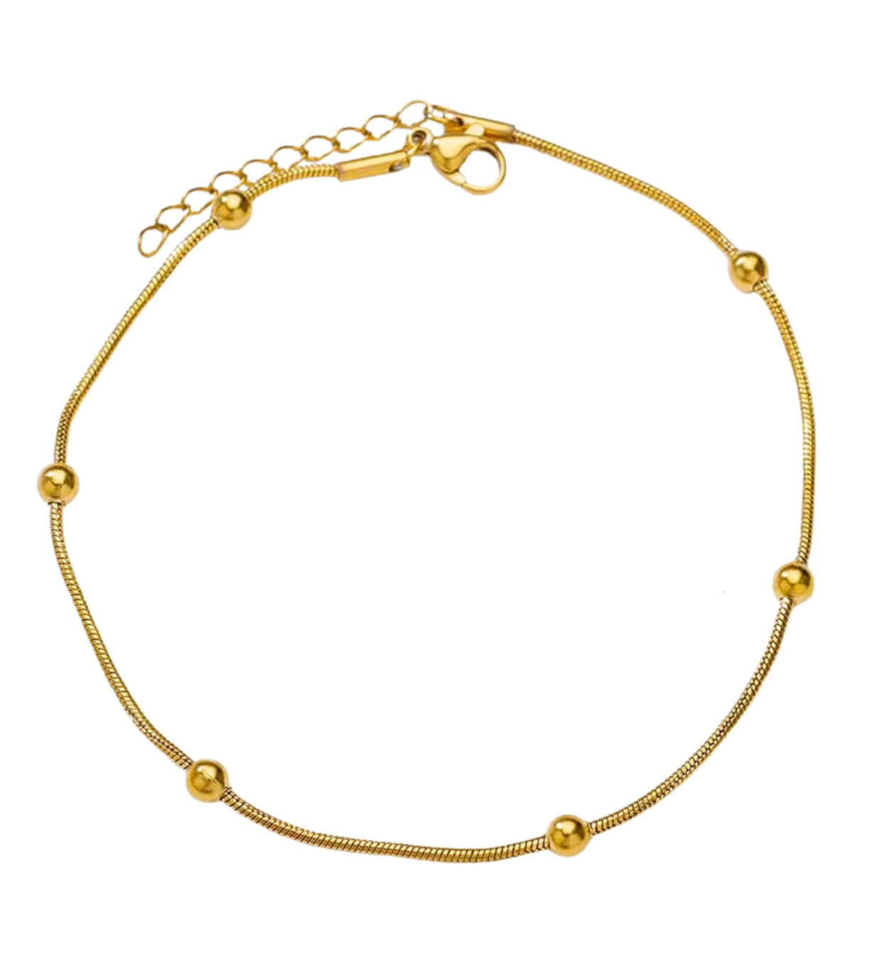 Golden Orbit Anklet