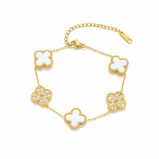 Diamond Lucky Charm Bracelet