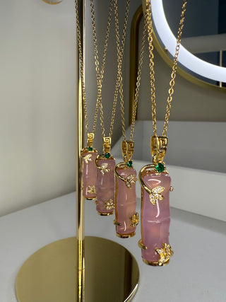 Jade Bamboo Necklace