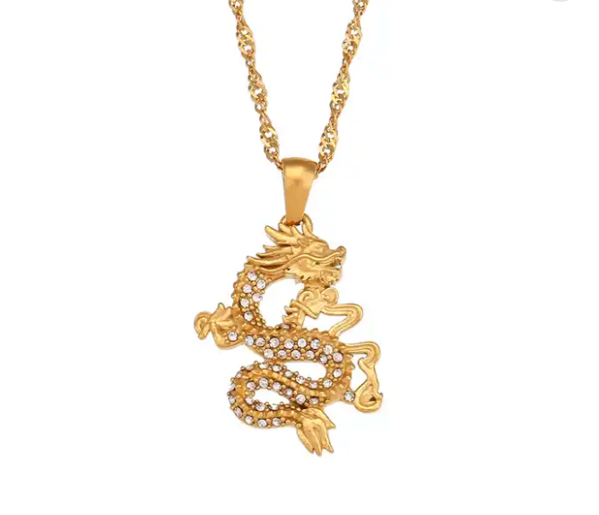 Chinese Dragon Necklace