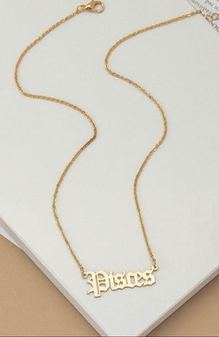 Zodiac Necklace